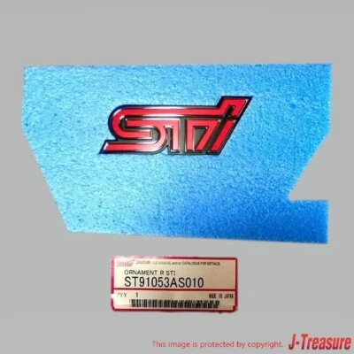 SUBARU BRZ ZC6 2013-2019 emblema trasero genuino STI ST91053AS010 OEM Foto 1 de 4