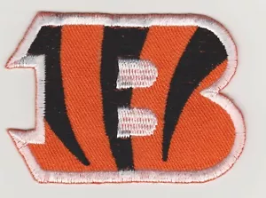 Cincinnati Bengals Orange/Black Letter B Embroidered Iron On Patch *New* #229 - Picture 1 of 1
