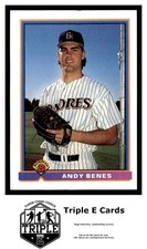 1991 Bowman #665 Andy Benes San Diego Padres ~A8NN