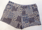 New York & Company Shorts Size 6 Womens Manhattan Chino Grey Patchwork Designed