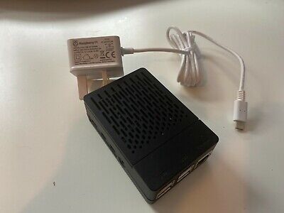 Raspberry Pi 4 Model B -  4GB RAM - With Case,16GB SD Card, Power Adapter, Fan • 69.99£