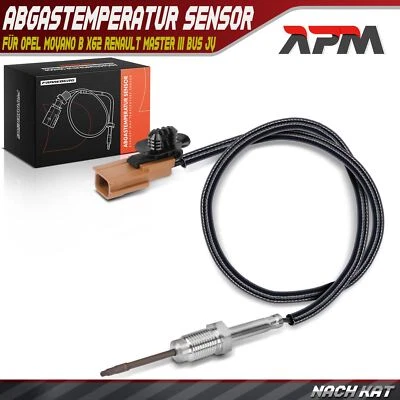 Temperatura Dei Gas di Scarico Sensore per Opel Movano B X62 Renault Master III - Immagine 1 di 4