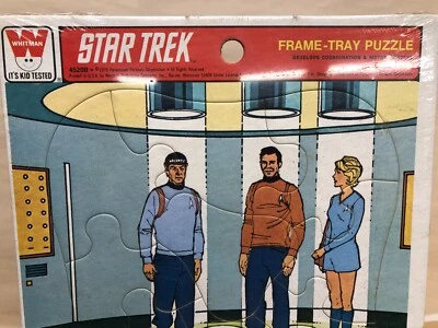VINTAGE STAR TREK 1979 Whitman Jigsaw Puzzle w/ Kirk & Spock - Image 1 of 4