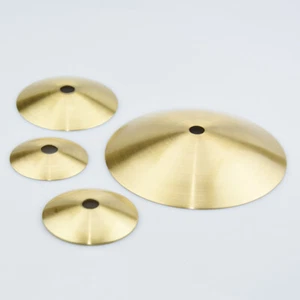 Luce a sospensione vassoio da soffitto rotondo lampade da parete metallo led bordo dritto base vassoio - Foto 1 di 10