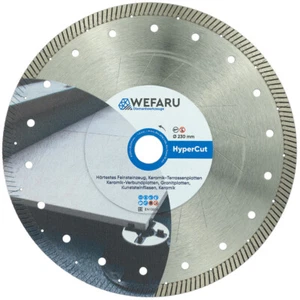 WEFARU Diamanttrennscheibe HyperCut Ø 230 mm für 2cm Feinsteinzeug, Fliesen, etc - Bild 1 von 1