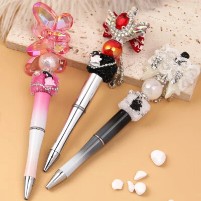 5X Halloween Ghost Square Rhinestone Acrylic Loose Bead Crafts Jewelry Accessory - Image 1 of 4