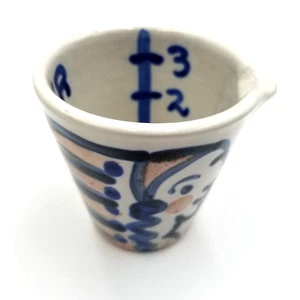 M A Hadley Indian Chief Firewater Measuring Cup Jigger Original Pottery - Picture 1 of 8