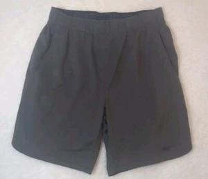 Nike Shorts Girls Large Navy Grey Dri-Fit Athletic No Draw String elastic Waist. - Picture 1 of 6