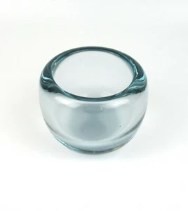 Holmegaard Glas Schale AKVA unsigniert Denmark Glass Bowl Dish Design Cool - Bild 1 von 4