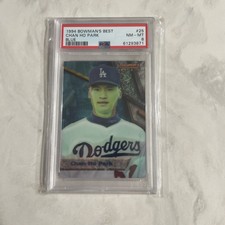 1994 Bowman’s Best Chan Ho Park #25 Blue RC Rookie Dodgers PSA 8