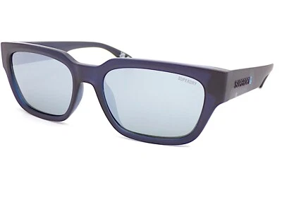 Superdry SDS 5005 Sole Molto Blu Scuro con Argento Lenti Specchiate 106 - Immagine 1 di 4
