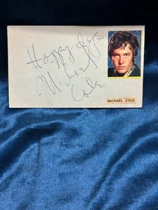 👀 Michael Cole “Mod Squad” , “It” Signed Autograph Index Card 👀 - Picture 1 of 2