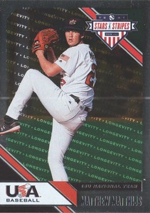 2020 USA Baseball Stars & Stripes Longevity Parallel #69 Matthew Matthijs