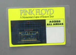 Pink Floyd backstage pass laminated Momentary Lapse Access All Areas AUTHENTIC ! - Bild 1 von 1