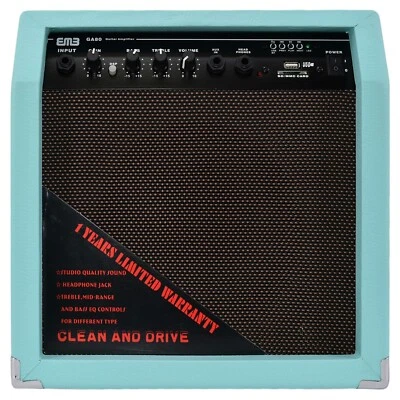 Amplificador de Guitarra EMB 350 Vatios BLUETOOTH Altavoz Potente Gabinete SD USB AUX BL Foto 1 de 4