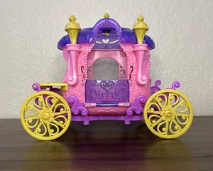 Disney Princess 2013 Mattel Little Kingdom lila & rosa königliche Kutsche - Bild 1 von 8