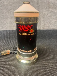 Letrero de luz bola rebotante cerveza Miller vintage ¡Funciona muy bien! - Imagen 1 de 13