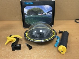 Telesin 6" GoPro Hero Dome Port Underwater Case for Ultimate 7 Action Cam - Picture 1 of 5