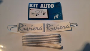 FIAT REGATA RIVIERA Set side stickers BLACK / WHITE - Picture 1 of 4