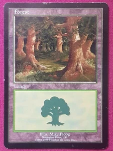 Magic The Gathering EUROLAND FOREST NOTTINGHAM UK Purple Booster card MTG - Picture 1 of 2