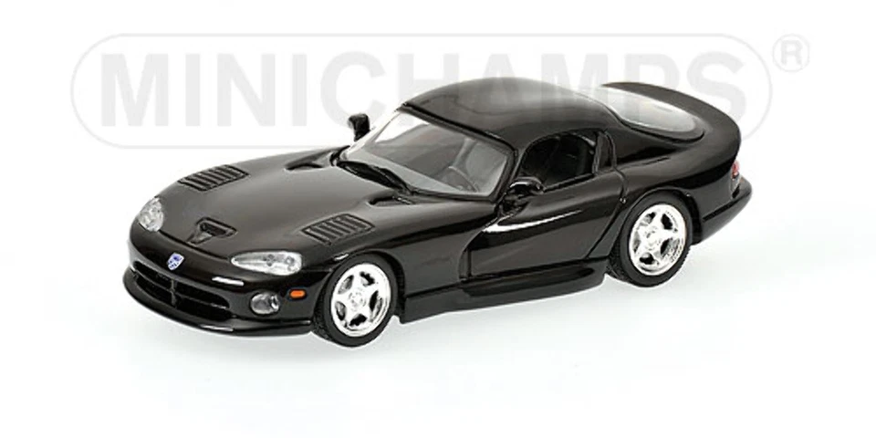 Minichamps 430144024 DODGE VIPER COUPE' 1993 BLACK scale model 1:43 - Image 1 of 1