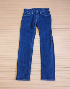 Jeans Levis W28 L30 blu uomo 511 slim taglio dritto elasticizzato zip vita bassa demin - Foto 1 di 12