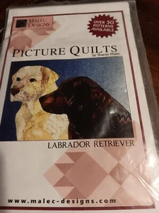 Trapunte quadro Labrador Retriever di Malec Designs - modello trapunta - NUOVE MAI TAGLIATE - Foto 1 di 3