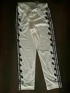 Vintage Jeremy Scott Adidas Originals Music Notes Band Mens Track Pants M - Picture 1 of 7