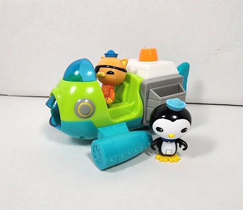 Octonauts Gup-P Action Figure Vehicle Toy Kwazii & Peso Mattel 2017 Cover