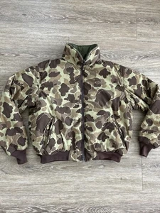 Giacca da caccia vintage Remington uomo mimetica anatra taglia XL USA outdoor cappotto pelle di rana - Foto 1 di 5