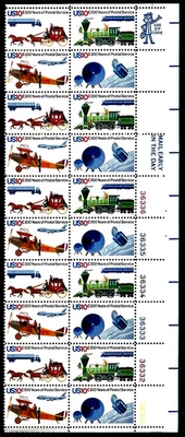 🚩US Stamp № 1572-1575, 10c, P/B of 20, MNH + Cachets for Each 💥Rare Find💥 - Image 1 of 3