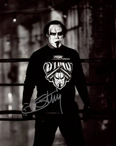 Sting AEW 8x10 Signed Photo JSA Certified Autograph - Picture 1 of 3