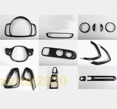 Carbon Fiber Interior Cover Trims Set For Smart Fortwo 451 2009-2014 Accessories Foto 1 de 4