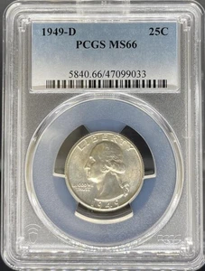 1949-D Washington Quarter MS66 PCGS (#PA47099033) - Picture 1 of 2