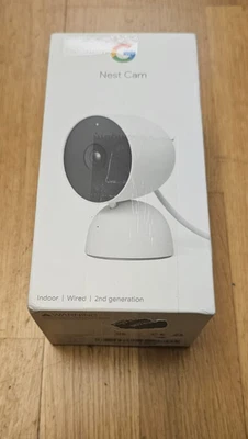 Google Nest Cam Indoor 2nd Gen Smart Security Camera, Wired - Image 1 of 2