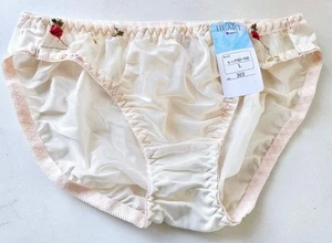 US S/M JP L, japanisches Trikot Höschen Nylon glatt bestickt Spitze leicht BL 101-4 - Bild 1 von 5