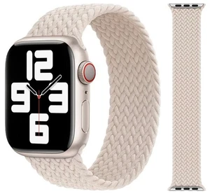 Original Apple Braided Solo Loop Armband 42/44/45mm Größe 7 Starlight OVP - Bild 1 von 1