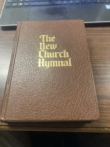 THE NEW CHURCH HYMNAL 1976 lexique musique livre vintage couverture rigide couverture marron - Photo 1/6