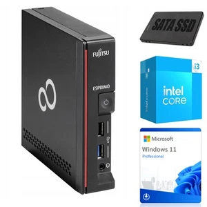 Miniatur-Computer Fujitsu ESPRIMO G558 MICROSLIM I3 8GB 256GB SSD W11P KL A - Bild 1 von 8