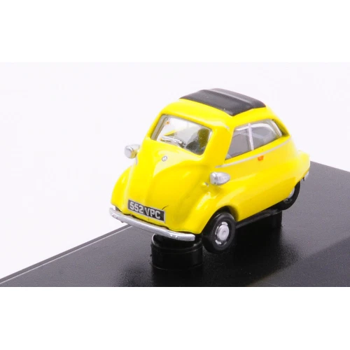 BMW ISETTA YELLOW 1:76 Oxford Auto Stradali Modellino Nuovo - Immagine 1 di 2
