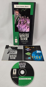 Escape From Monster Manor (3DO, 1993) CIB Long Box - 1 OWNER - Tested!