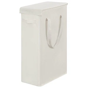 60L Slim Laundry Hamper with Lid Narrow Laundry Basket with Handle Upgrade Fo... - Picture 1 of 7