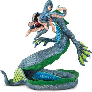 Statuina Leviatano - Realistica dipinta a mano 5,5" tema mostro marino mitico PVC - Foto 1 di 8