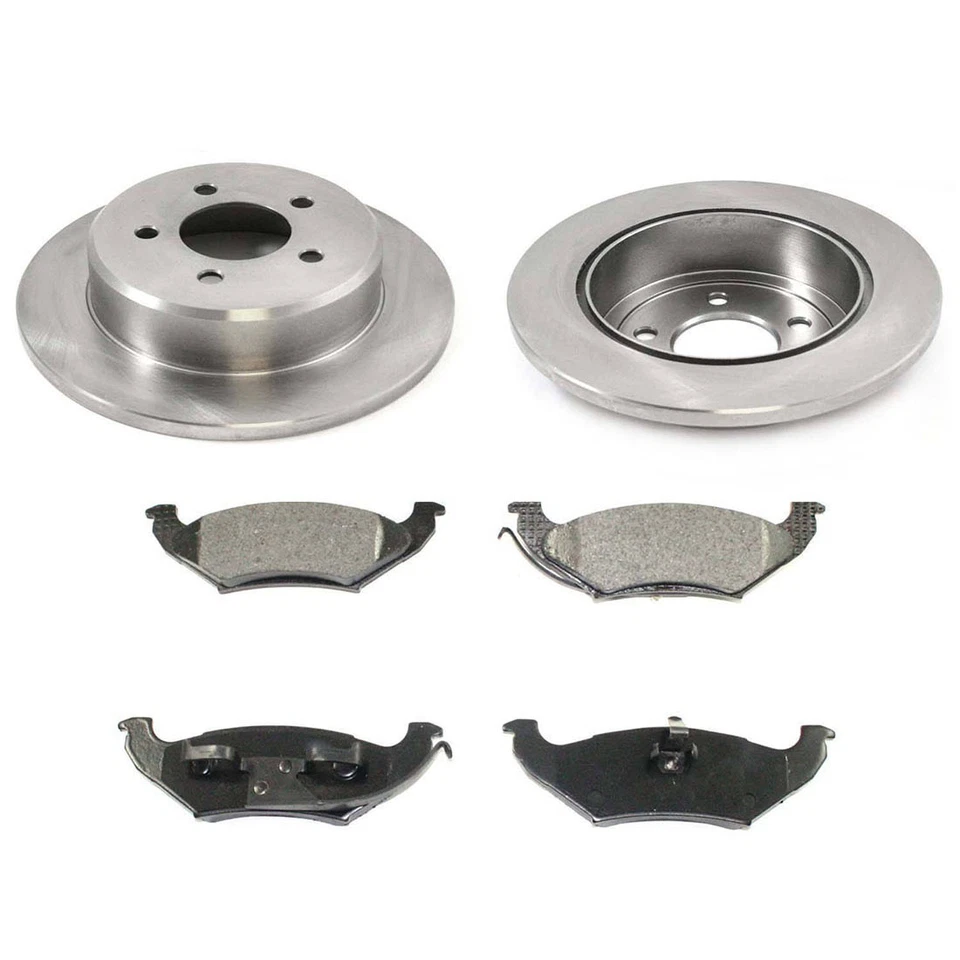 Kit de rotor y pastillas de freno para Chrysler Town & Country 1997 1998 1999 2000 3,3 L V6 Foto 1 de 1