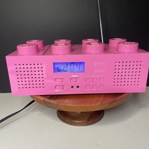 Lego Stein tragbarer CD Player Radio AM/FM Ghettoblaster PINK selten getestet & funktionsfähig - Bild 1 von 14