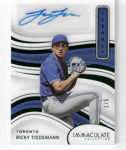 RICKY TIEDEMANN 2023 Panini Immaculate Autograph 1/5 - Picture 1 of 2
