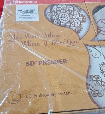 Husqvarna Viking 6D Premier Digitizing Embroidery System Windows 7/8 NO DONGLE - Image 1 of 3