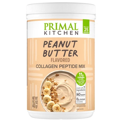 Primal Kitchen арахисовое масло вкус коллаген топливо ® напиток смесь, коллаген пептиды, - Изображение 1 из 4