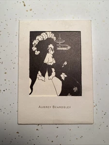 Folleto de postales Aubrey Beardsley en alemán vintage completo sin usar - Imagen 1 de 12