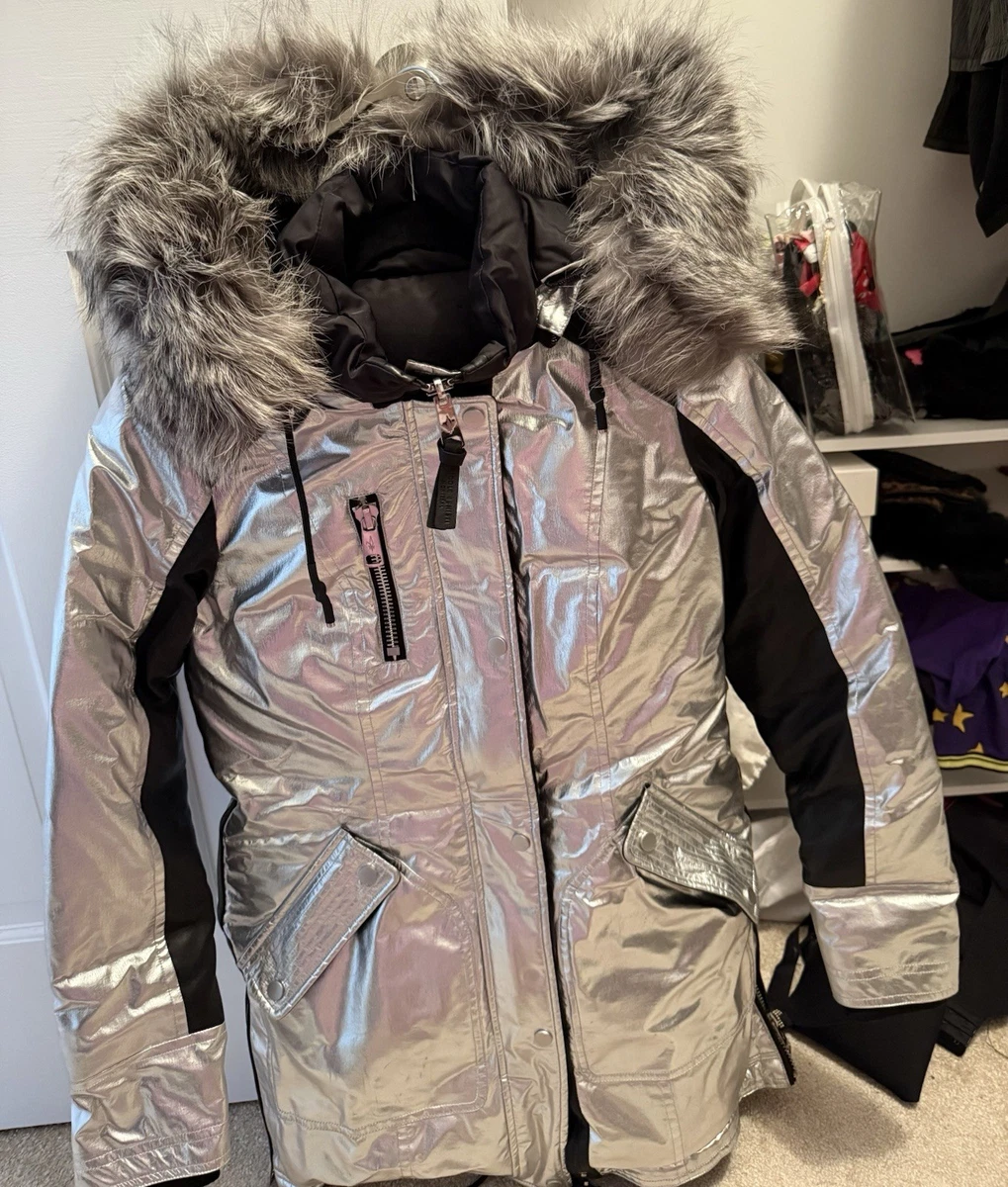 Nicole fur belt jacket & skirt set Elegant Fur Skirt Sets